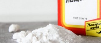 Чистка стиральной машинки содой