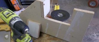 Do-it-yourself milling cutter from an angle grinder