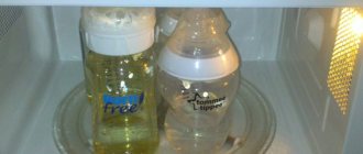 How to sterilize bottles in the microwave