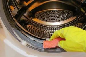 Мытье уплотнительной резинки стиральной машины