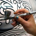 нанесение аэрографии