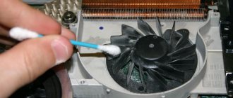 Cleaning the cooler and motherboard components