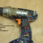 Основные элементы шуруповерта