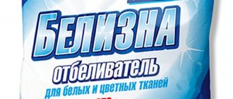 Отбеливатель Белизна