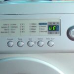 После тестирования на дисплее модуля управления появляется код ошибки