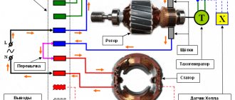 схема коолекторного двигателя