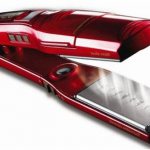 Steam hair straightener